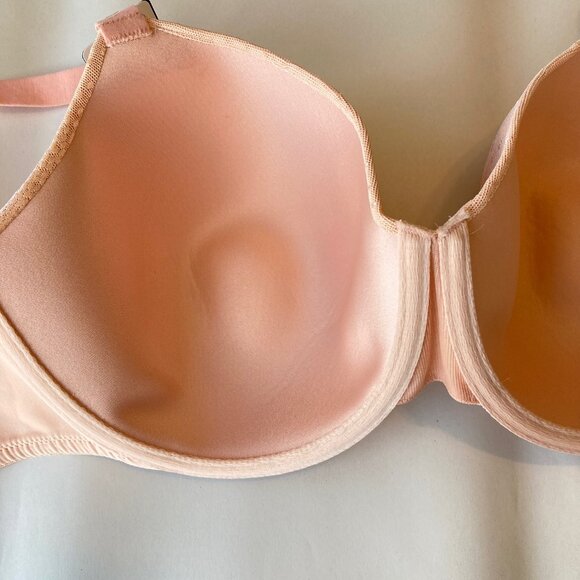 NWT Wacoal Back Appeal Full Coverage T-Shirt Bra 38DD Apricot Underwire 853303 - Picture 8 of 9